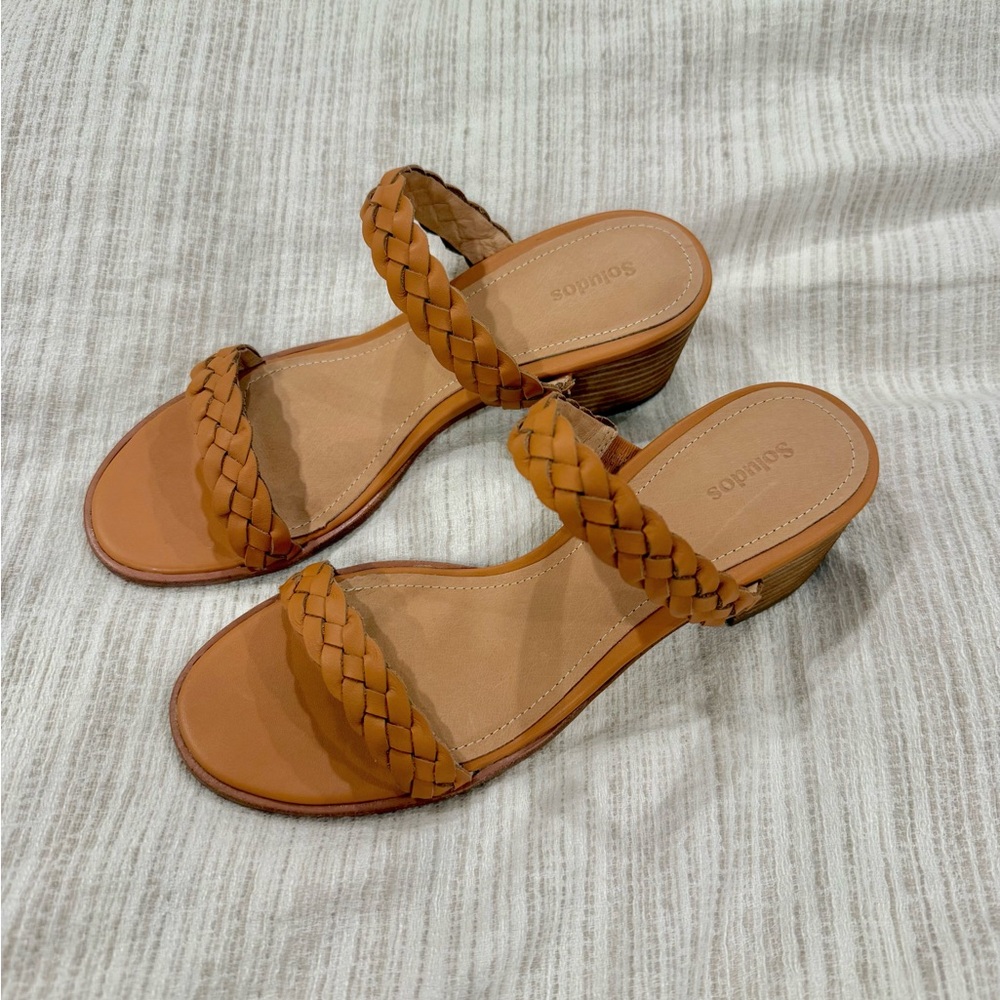 Soludos Women's Tan Braided Sandals